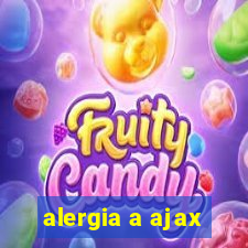 alergia a ajax